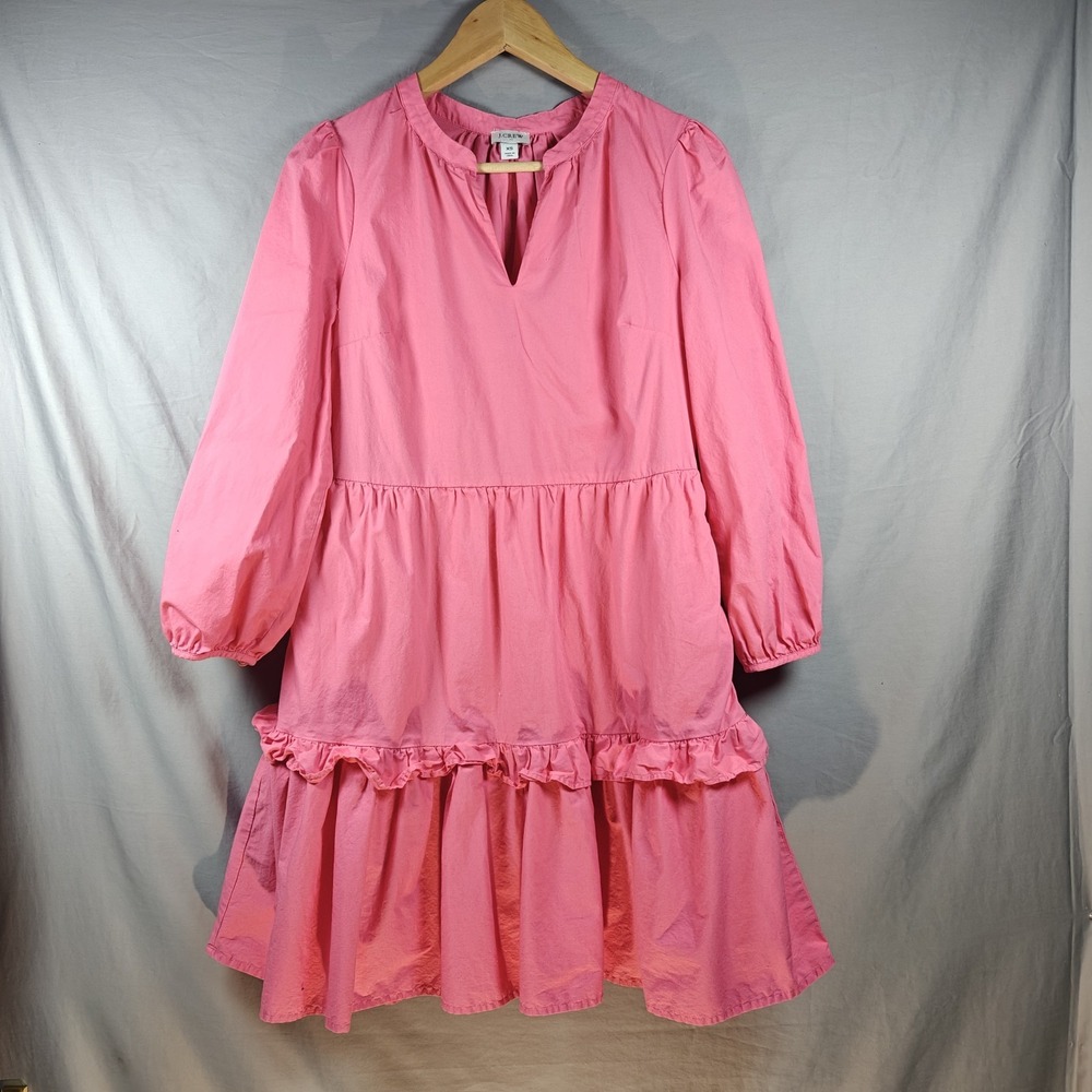 J. Crew Factory Coral Pink Mini Dress - Picture 5 of 16